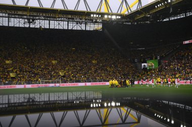 DORTMUND, GERMANY - 6 AĞUSTOS 2023: Futbol maçı Borussia Dortmund - Ajax Amsterda