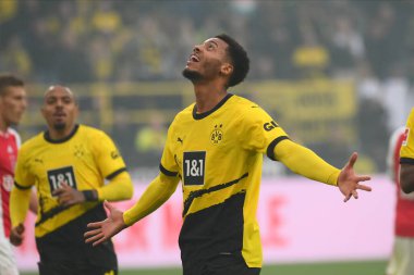 DORTMUND, GERMANY - 6 AĞUSTOS 2023: Futbol maçı Borussia Dortmund - Ajax Amsterda