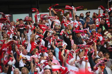 COLOGNE, ALMANY - 5 Ağustos 2023: 1 dostluk maçı. - FC. Koeln, FC Nantes 'a karşı 