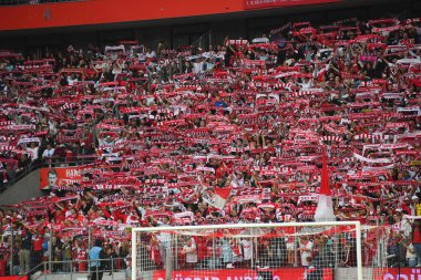 COLOGNE, ALMANY - 5 Ağustos 2023: 1 dostluk maçı. - FC. Koeln, FC Nantes 'a karşı 