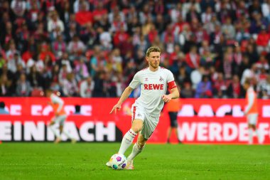 COLOGNE, ALMANY - 5 Ağustos 2023 Florian Kainz. Dostça maç 1. - FC. Koeln, FC Nantes 'a karşı 