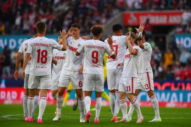 COLOGNE, ALMANY - 5 Ağustos 2023: 1 dostluk maçı. - FC. Koeln, FC Nantes 'a karşı 