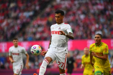 KOLOGNE, ALMANE - 5 Ağustos 2023 Davie Selke. Dostça maç 1. - FC. Koeln, FC Nantes 'a karşı 