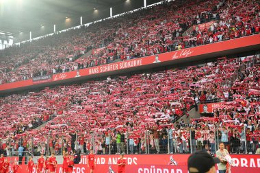 COLOGNE, ALMANY - 5 Ağustos 2023: 1 dostluk maçı. - FC. Koeln, FC Nantes 'a karşı 