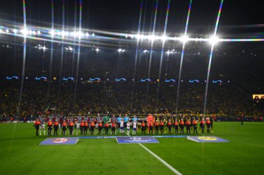 DORTMUND, GERMANY - 04.10.23: SIGNAL IDUNA PARK 'ta UEFA Şampiyonlar Ligi Borussia Dortmund - AC Milan maçı
