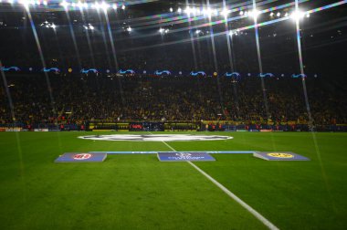 DORTMUND, GERMANY - 04.10.23: SIGNAL IDUNA PARK 'ta UEFA Şampiyonlar Ligi Borussia Dortmund - AC Milan maçı