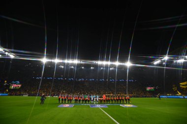 DORTMUND, GERMANY - 04.10.23: SIGNAL IDUNA PARK 'ta UEFA Şampiyonlar Ligi Borussia Dortmund - AC Milan maçı