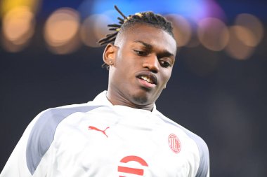 DORTMUND, ALMANY - 04.10.23 Rafael Leao. Maç UEFA Şampiyonlar Ligi Borussia Dortmund 'a karşı SIGNAL IDUNA PARK' ta AC Milan