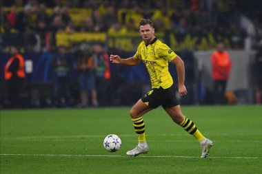 DORTMUND, GERMANY - 04.10.23: SIGNAL IDUNA PARK 'ta UEFA Şampiyonlar Ligi Borussia Dortmund - AC Milan maçı