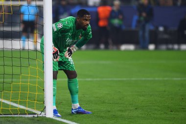 DORTMUND, Almanya - 04.10.23 Mike Maignan. Maç UEFA Şampiyonlar Ligi Borussia Dortmund 'a karşı SIGNAL IDUNA PARK' ta AC Milan