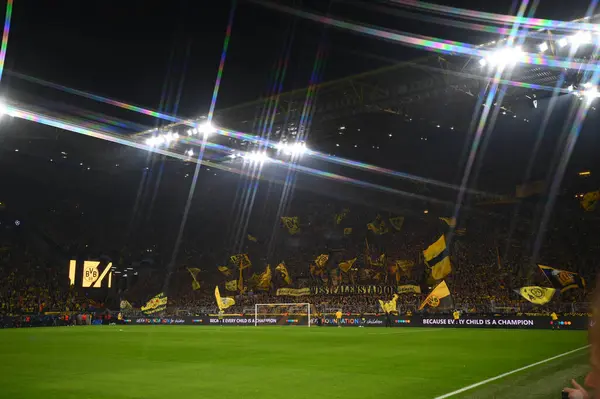 Dortmund Niemcy Mecz Meczu Uefa Champion League Borussia Dortmund Milan — Zdjęcie stockowe