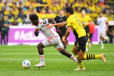 ALMANY, DORTMUND - 07.10.23: David Datro Fofana, Mats Hummels, Bundesliga Borussia Dortmund - 1. FC Union Berlin Sinyal Iduna Parkı Sinyal Iduna Parkı