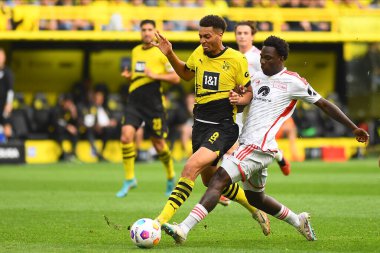 ALMANY, DORTMUND - 07.10.23: Felix Nmecha, David Datro Fofana, Bundesliga Borussia Dortmund - 1. FC Union Berlin Sinyal Iduna Parkı Sinyal Iduna Parkı