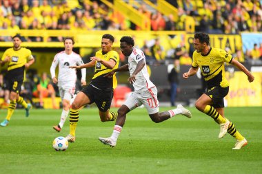 ALMANY, DORTMUND - 07.10.23: David Datro Fofana, Mats Hummels, Bundesliga Borussia Dortmund - 1. FC Union Berlin Sinyal Iduna Parkı Sinyal Iduna Parkı