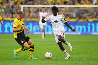 GERMANY, DORTMUND - 07.10.23: David Datro Fofana, Julian Ryerson, Bundesliga Borussia Dortmund - 1. FC Union Berlin Sinyal Iduna Parkı Sinyal Iduna Parkı