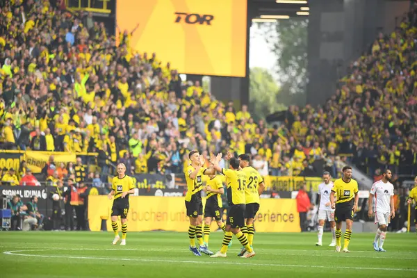 Németország Dortmund Bundesliga Borussia Dortmund Union Berlin Signal Iduna Parkban — Stock Fotó