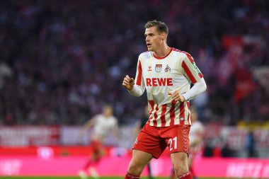 COLOGNE, ALMANY - 4 Kasım 2023: Steffen Tigges, Bundesliga 1 'in futbol maçı. FC Koeln, FC Augsburg 'a karşı Rhein Enerji Stadyumu' nda