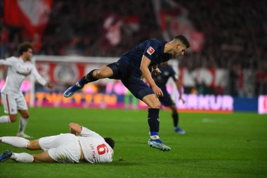COLOGNE, Almanya - 10 ARALIK, 2023: 1. Bundesliga futbol maçı. FC Koeln, Rhein Energie Stadion 'da 1.FCV Mainz 05' e karşı.