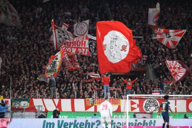 COLOGNE, Almanya - 10 ARALIK, 2023: 1. Bundesliga futbol maçı. FC Koeln, Rhein Energie Stadion 'da 1.FCV Mainz 05' e karşı.