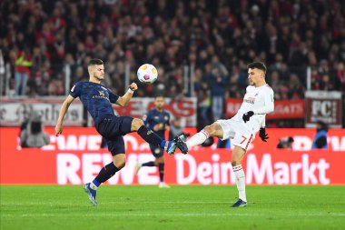 COLOGNE, Almanya - 10 ARALIK, 2023: 1. Bundesliga futbol maçı. FC Koeln, Rhein Energie Stadion 'da 1.FCV Mainz 05' e karşı.