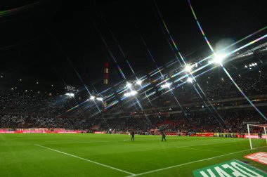 COLOGNE, Almanya - 10 ARALIK, 2023: 1. Bundesliga futbol maçı. FC Koeln, Rhein Energie Stadion 'da 1.FCV Mainz 05' e karşı.