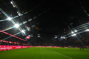 COLOGNE, Almanya - 10 ARALIK, 2023: 1. Bundesliga futbol maçı. FC Koeln, Rhein Energie Stadion 'da 1.FCV Mainz 05' e karşı.