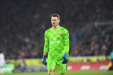 COLOGNE, Almanya - 10 ARALIK, 2023: 1. Bundesliga futbol maçı. FC Koeln, Rhein Energie Stadion 'da 1.FCV Mainz 05' e karşı.