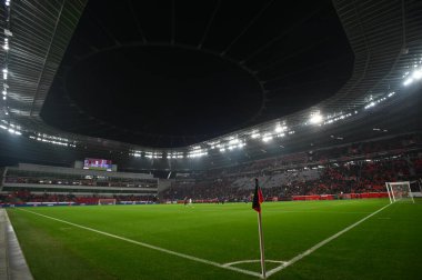 LEVERKUSEN, GERMANY - 14.12.23: Bayarena 'da UEFA Avrupa Ligi Bayer 04 Leverkusen-Molde maçı