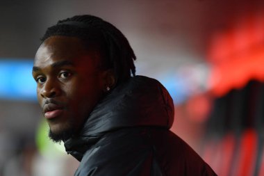 LEVERKUSEN, GERMANY - 17 Aralık 2023: Noel Futkeu, Bayena 'da FC Bayer 04 Leverkusen-Eintracht Frankfurt maçı