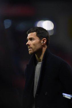 LEVERKUSEN, GERMANY - 17 ARALIK 2023: Xabi Alonso, FC Bayer 04 Leverkusen-Eintracht Frankfurt maçı Bayena 'da