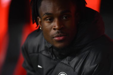 LEVERKUSEN, GERMANY - 17 Aralık 2023: Noel Futkeu, Bayena 'da FC Bayer 04 Leverkusen-Eintracht Frankfurt maçı