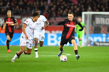 LEVERKUSEN, GERMANY - 17 ARALIK, 2023: Florian Wirtz, FC Bayer 04 Leverkusen-Eintracht Frankfurt maçı Bayena 'da