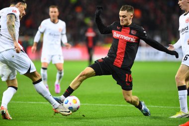 LEVERKUSEN, GERMANY - 17 ARALIK, 2023: Florian Wirtz, FC Bayer 04 Leverkusen-Eintracht Frankfurt maçı Bayena 'da