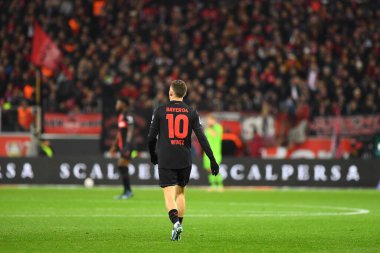 LEVERKUSEN, GERMANY - 17 ARALIK, 2023: Florian Wirtz, FC Bayer 04 Leverkusen-Eintracht Frankfurt maçı Bayena 'da