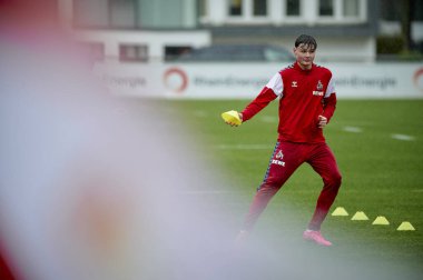 COLOGNE, GERMANY - 2 HAZİRAN, 2024: Geissbockheim 'da 1.FC Koeln Uygulaması 