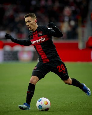 LEVERKUSEN, GERMANY - 7 HAZİRAN 2024: Alex Grimaldo, FC Bayer 04 Leverkusen-Venezia FC