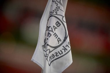 LEVERKUSEN, GERMANY - 7 HAZİRAN 2024: Köşe Bayrağı, FC Bayer 04 Leverkusen-Venezia FC