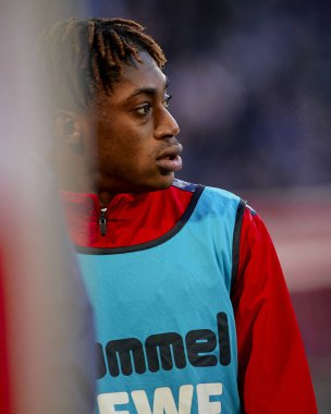 COLOGNE, Almanya - 20 HAZİRAN, 2024 Justin Diehl. Bundesliga 1.FC Koeln, Borussia Dortmund 'a karşı Rhein Energie Stadion' da oynanan futbol maçı.