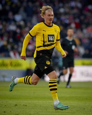 COLOGNE, GERMANY - 20 HAZİRAN, 2024: Julian Brandt, 1.FC Koeln-Borussia Dortmund maçı Rhein Enerji Stadyumu 'nda