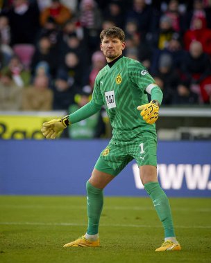 COLOGNE, GERMANY - 20 HAZİRAN, 2024: Gregor Kobel 1.FC Koeln-Borussia Dortmund maçı Rhein Enerji Stadyumu 'nda