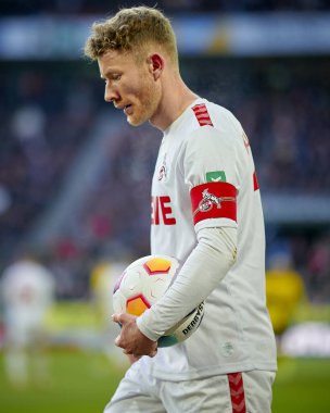 COLOGNE, GERMANY - 20 HAZİRAN, 2024: Florian Kainz 1.FC Koeln-Borussia Dortmund maçı Rhein Energie Stadion 'da