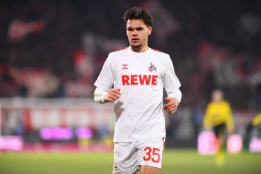 COLOGNE, GERMANY - 20 HAZİRAN, 2024: Max Finkgraefe, 1.FC Koeln-Borussia Dortmund maçı Rhein Energie Stadion 'da