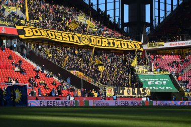 COLOGNE, GERMANY - 20 HAZİRAN, 2024: 1.FC Koeln-Borussia Dortmund maçı Rhein Enerji Stadyumu 'nda