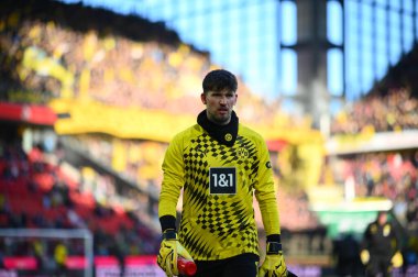 COLOGNE, GERMANY - 20 HAZİRAN, 2024: Gregor Kobel, 1.FC Koeln-Borussia Dortmund maçı Rhein Energie Stadion 'da