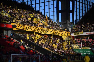COLOGNE, GERMANY - 20 HAZİRAN, 2024: 1.FC Koeln-Borussia Dortmund maçı Rhein Enerji Stadyumu 'nda
