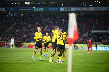 COLOGNE, GERMANY - 20 HAZİRAN, 2024: 1.FC Koeln-Borussia Dortmund maçı Rhein Enerji Stadyumu 'nda