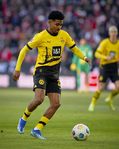 COLOGNE, GERMANY - 20 HAZİRAN 2024: Ian Maatsen 1.FC Koeln-Borussia Dortmund maçı Rhein Enerji Stadyumu 'nda