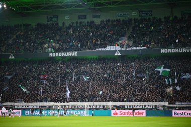 MOENCHENGLADBACH, GERMANY - 21 HAZİRAN, 2024: Bundesliga Borussia Moenchengladbach FC Augsburg 'a karşı Borussia Park' taki futbol maçı