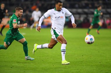 MOENCHENGLADBACH, GERMANY - 21 HAZİRAN 2024: Alassane Plea, Bundesliga Borussia Moenchengladbach FC Augsburg 'a karşı Borussia Park' ta oynanan futbol maçı