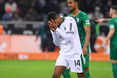MOENCHENGLADBACH, GERMANY - 21 HAZİRAN 2024: Alassane Plea, Bundesliga Borussia Moenchengladbach FC Augsburg 'a karşı Borussia Park' ta oynanan futbol maçı